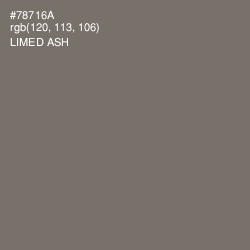 #78716A - Limed Ash Color Image